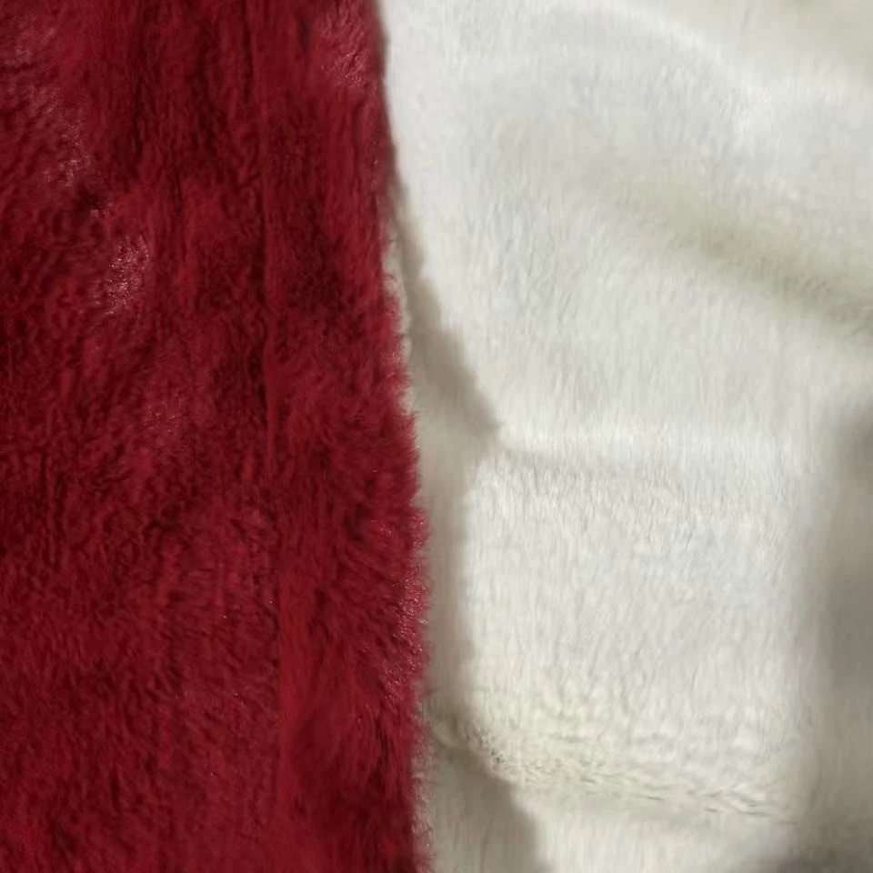 特价处理颜色随机或者直播间选颜色欧美原单双面兔毛130*160毛毯