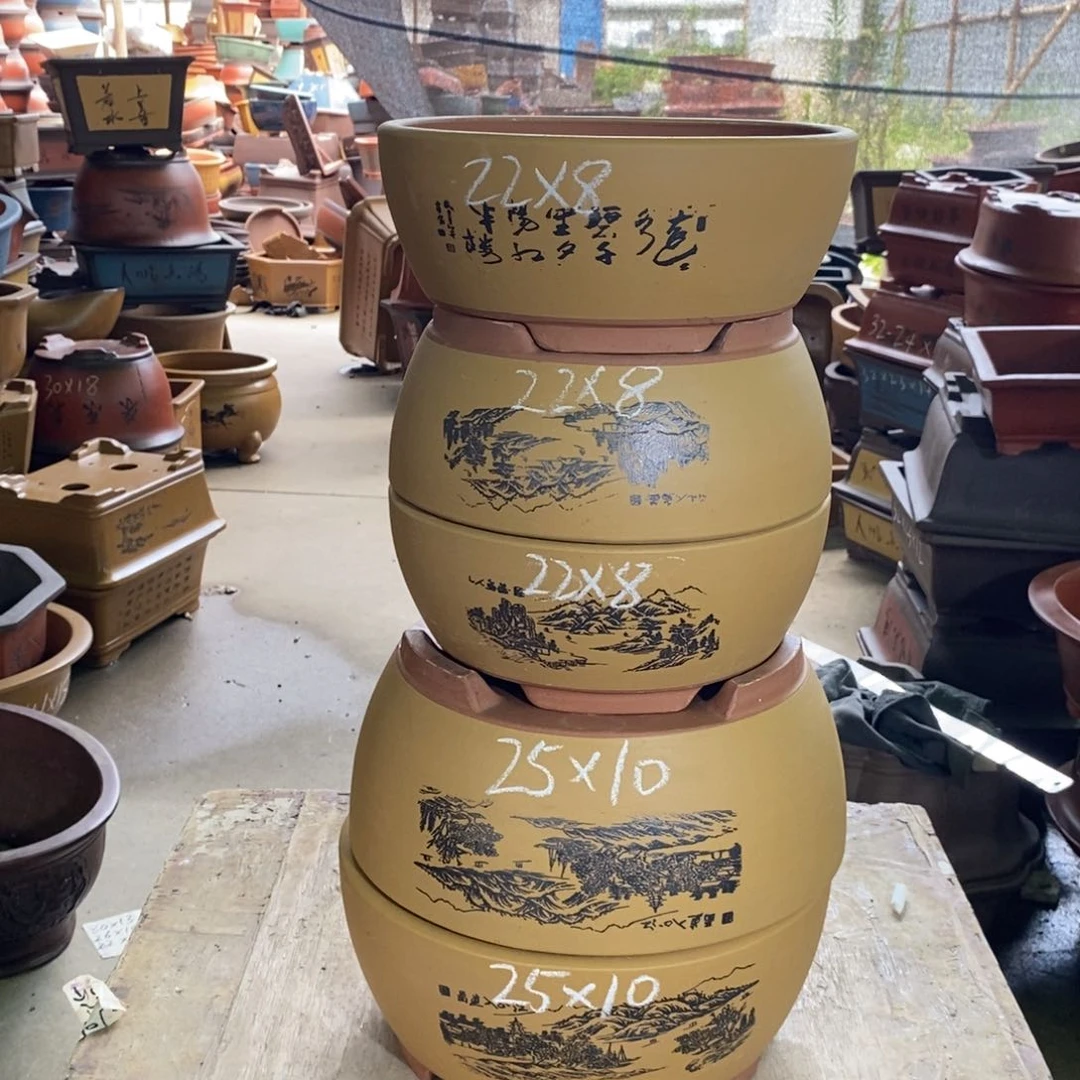 紫砂花盆紫砂紫砂