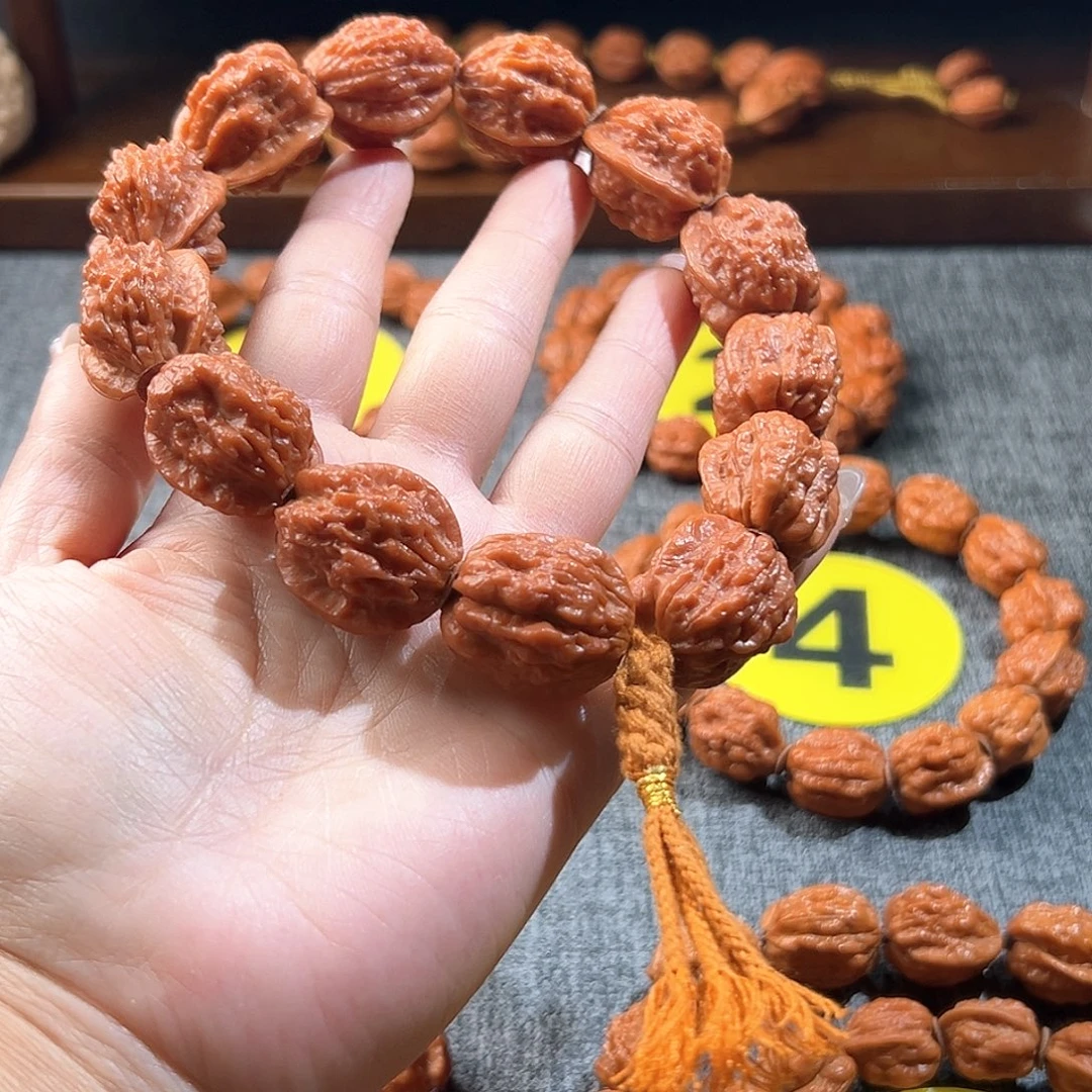 文玩核桃手串小金蟾