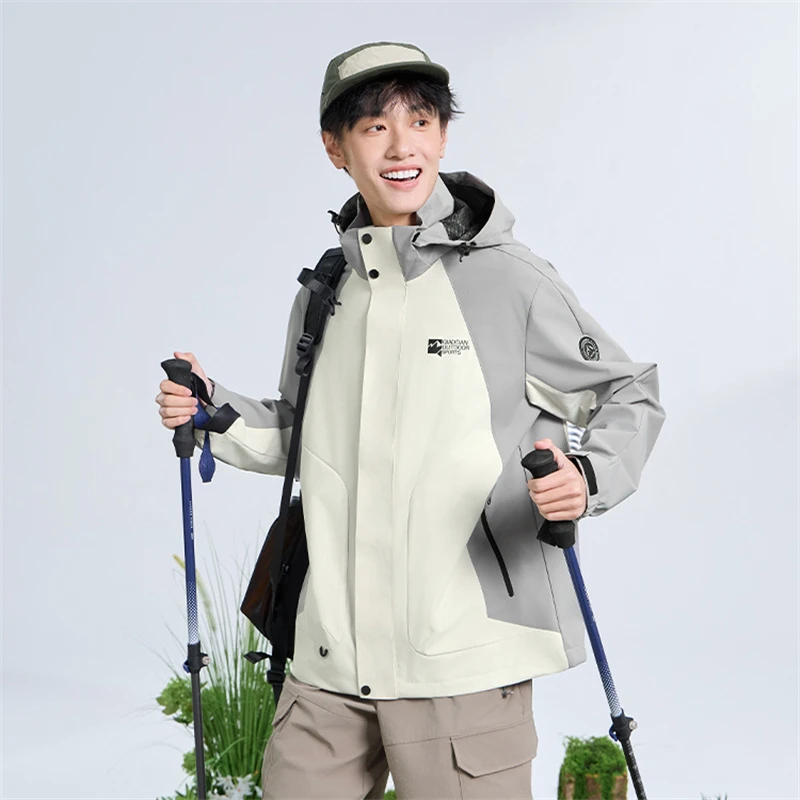 乔丹梭织风衣男2025秋季防风防泼水户外休闲运动外套QDFFD3253121