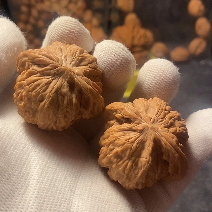 把件文玩核桃40原桩磨盘