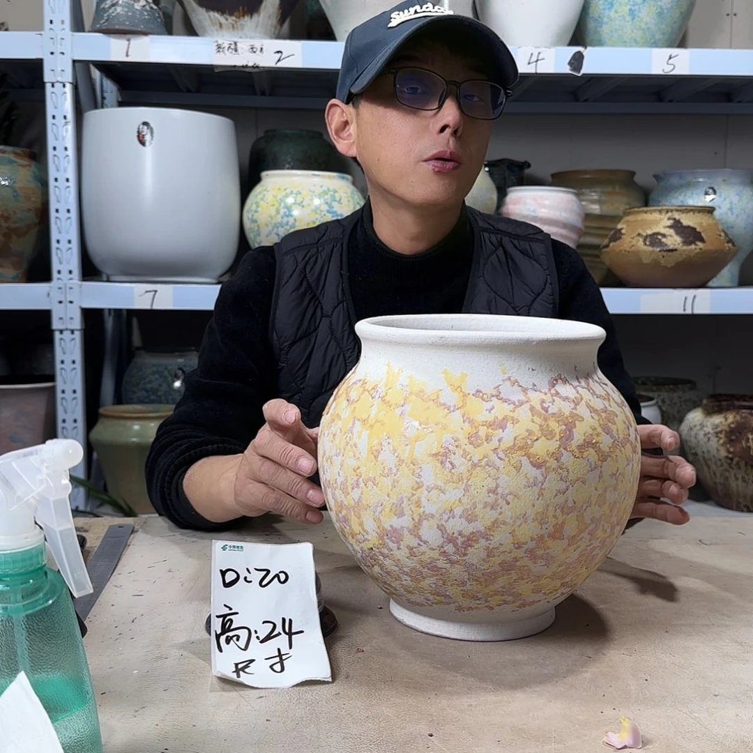 20@24 紫砂花盆尺寸