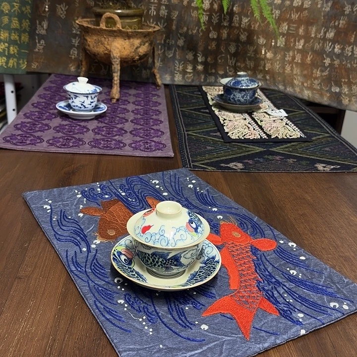 3 都是一张价格三十六纺茶垫