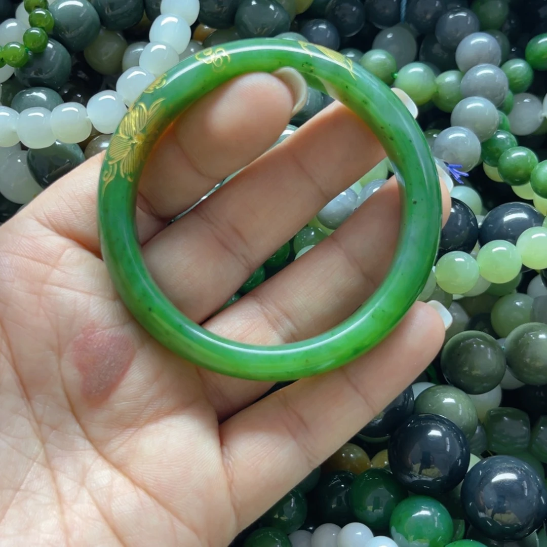 和田玉手链未镶嵌54.8