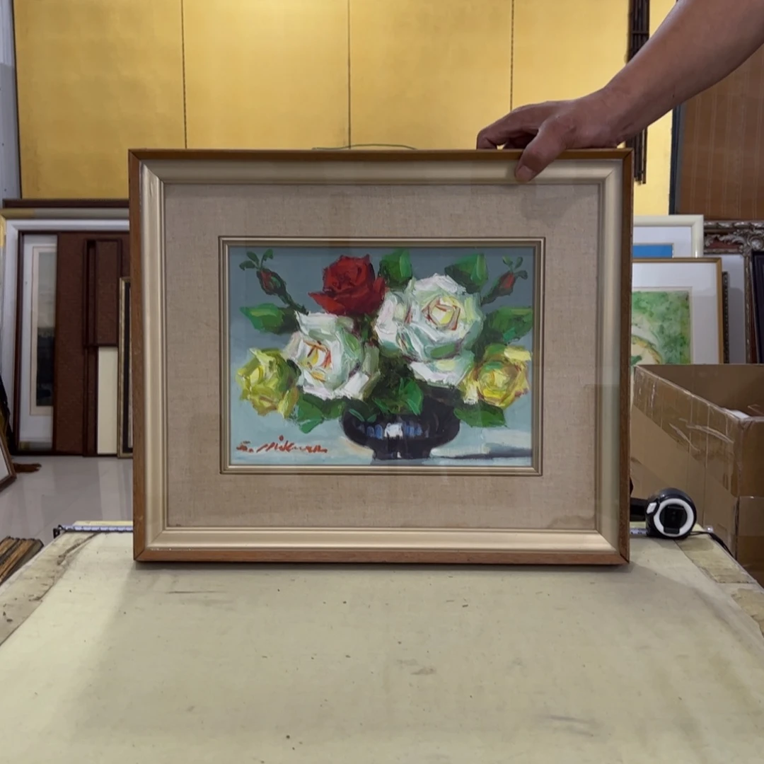 久***居绘画屏风框画茶空间设计