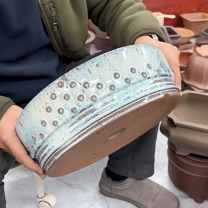 紫砂花盆8**七紫砂的颜色很漂亮