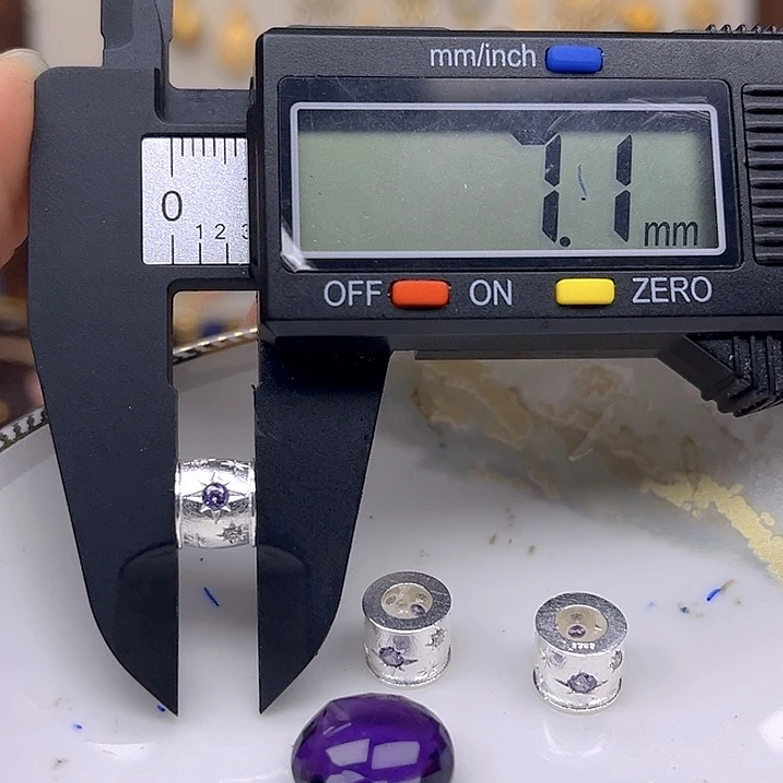 银S925镶嵌颈饰紫晶紫晶925镶嵌165