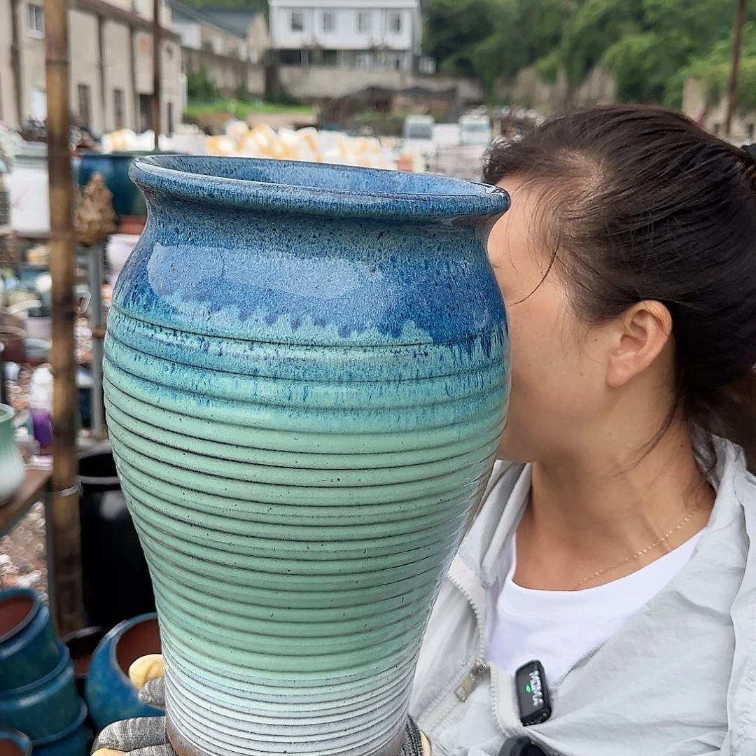 紫砂花盆王嫂花盆0623-433高30口18