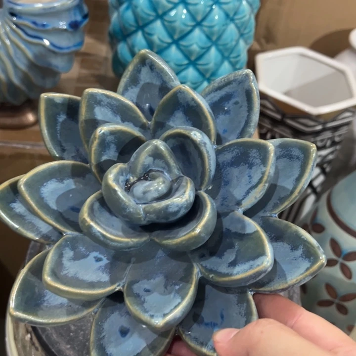 陶瓷花瓶微瑕捡漏出宽，17公分