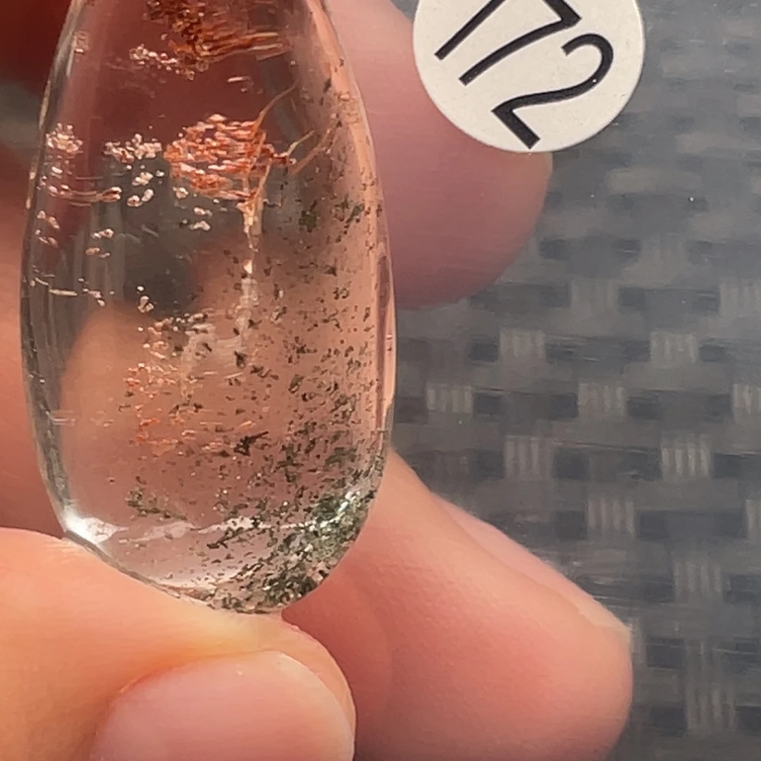 白***雨吊坠(不含链)未镶嵌水晶