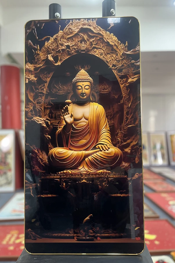 [275如来佛祖]40x80cm中国风家居装饰画办公室玄关客厅装饰画