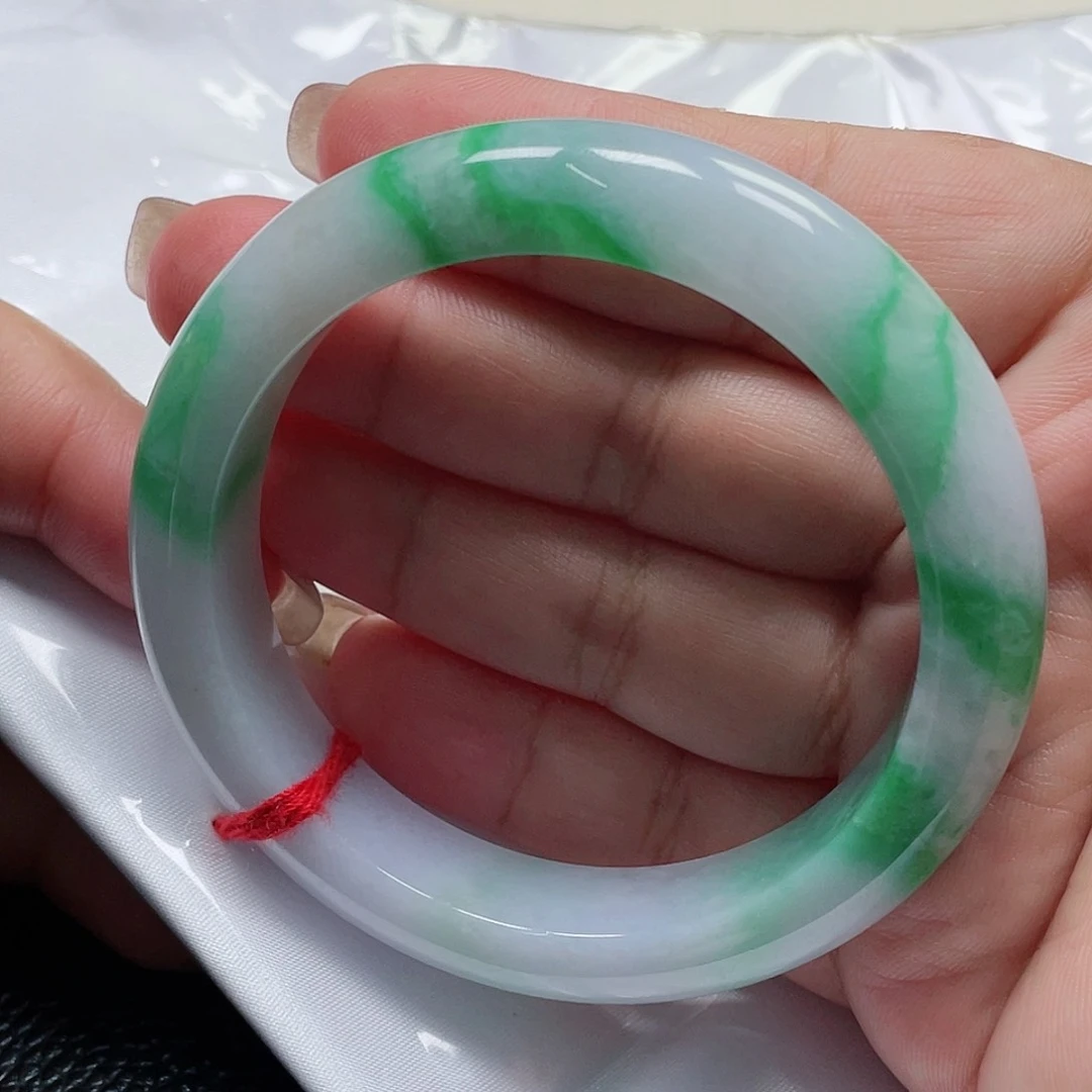 未镶嵌手镯翡翠缅甸翡翠手镯57圈