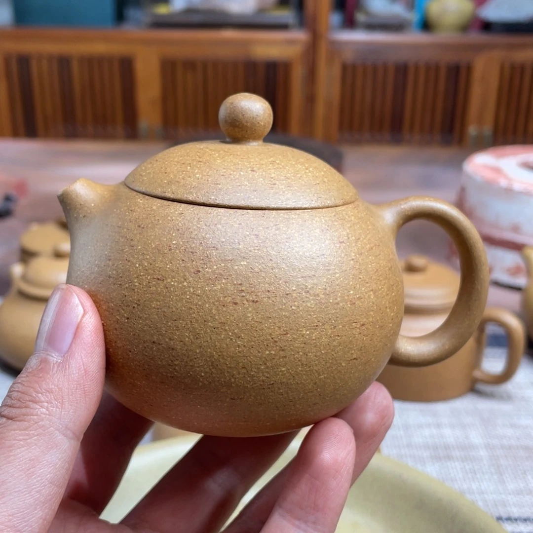 紫砂茶壶四*六宜兴紫砂原矿紫砂壶