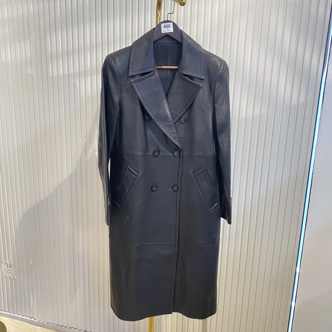 经典中古百搭气质皮衣（A466）