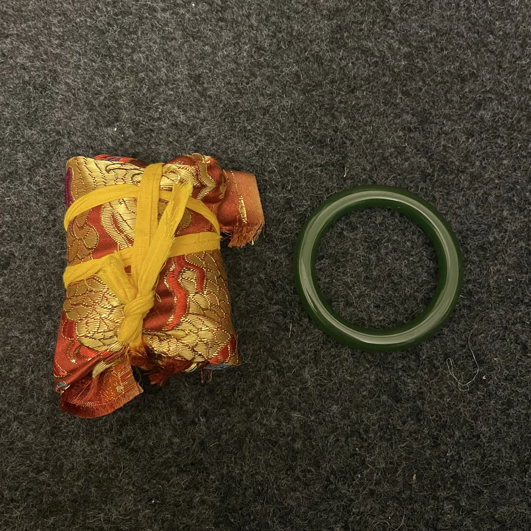 【闪购商品】福利木把件绿桌福利福利福利不含布/盒摆件复古风