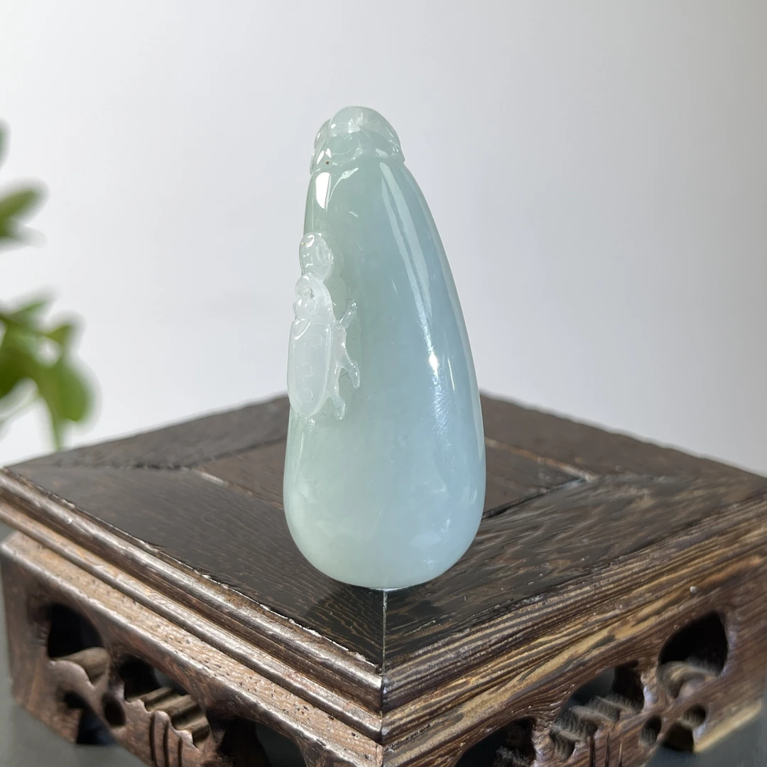 JTA23-126 天然翡翠缅甸A货 一鸣惊人