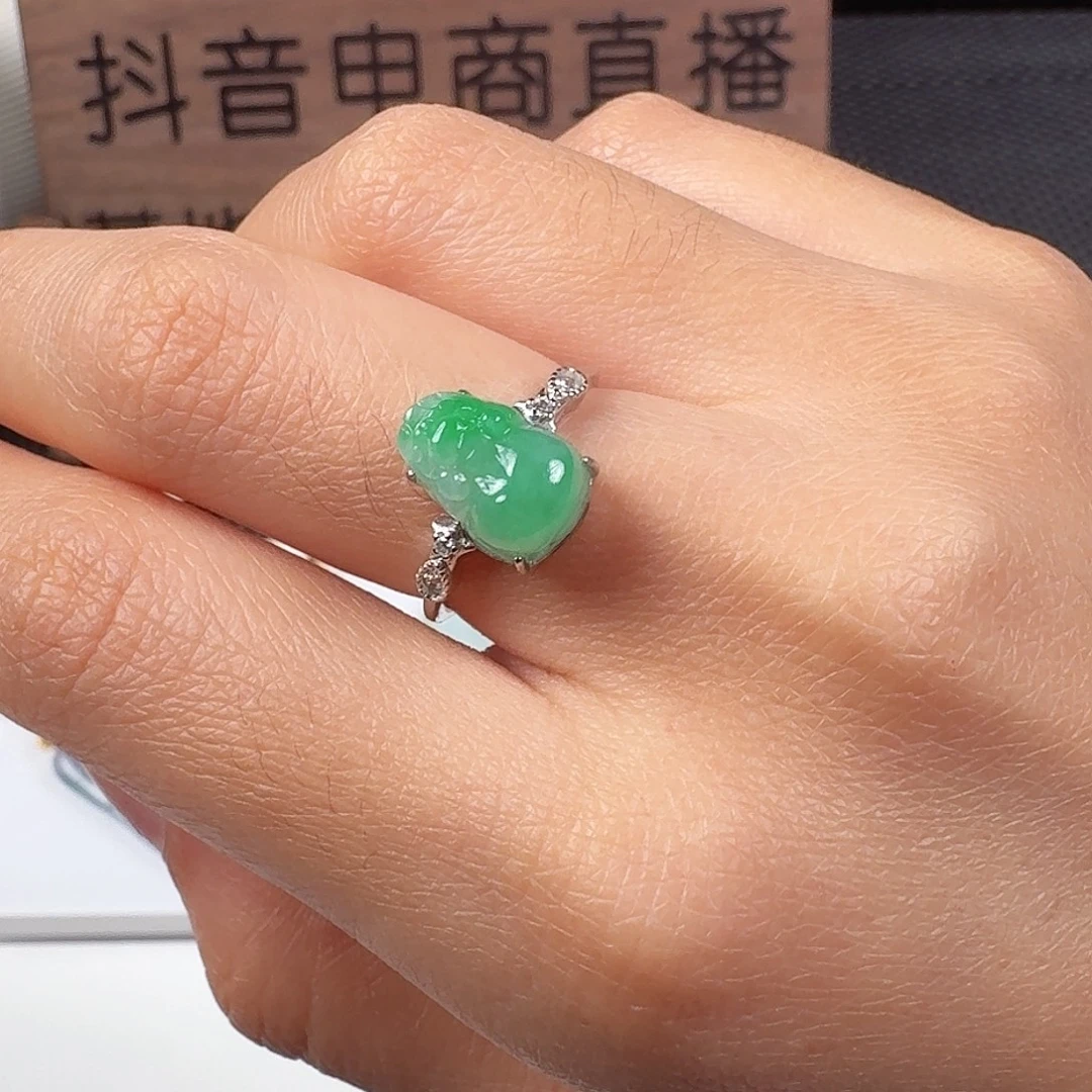 翡翠银S925镶嵌颈饰
