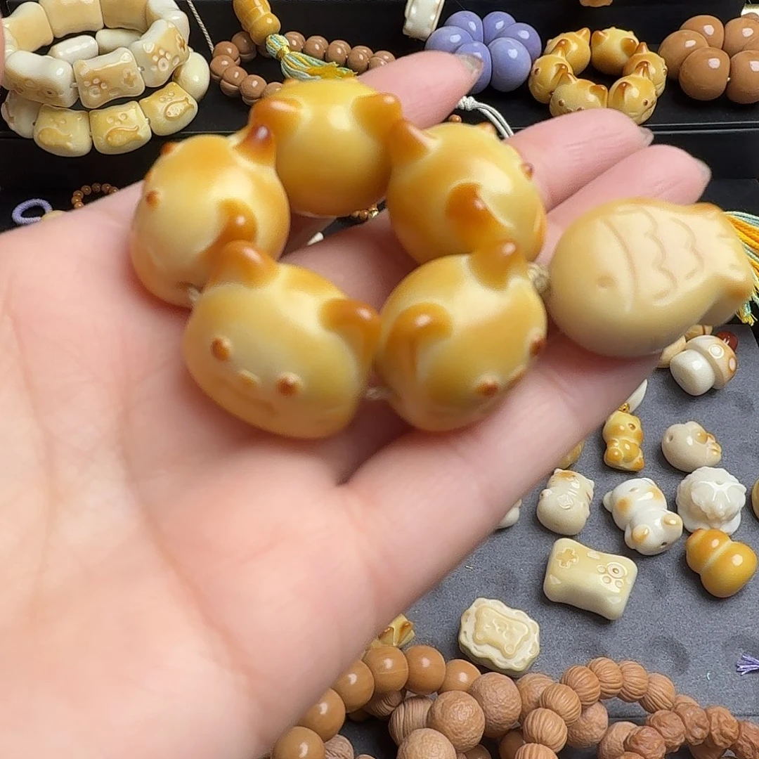 猴头核桃手串微瑕不退不换猫头手撵