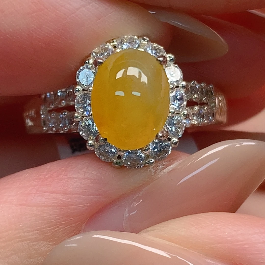 今***甜翡翠裸石翡翠蛋面