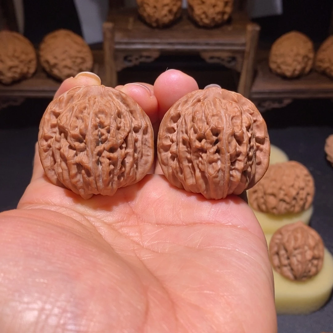 文玩核桃吊坠四座楼38+