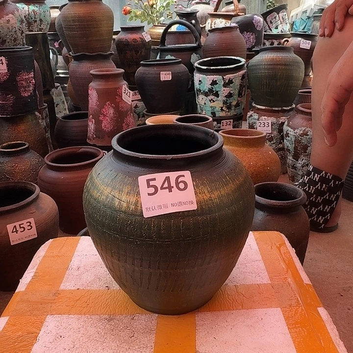 粗陶高度20口径11带孔