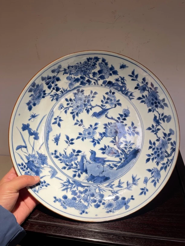 景德镇陶瓷花鸟盘