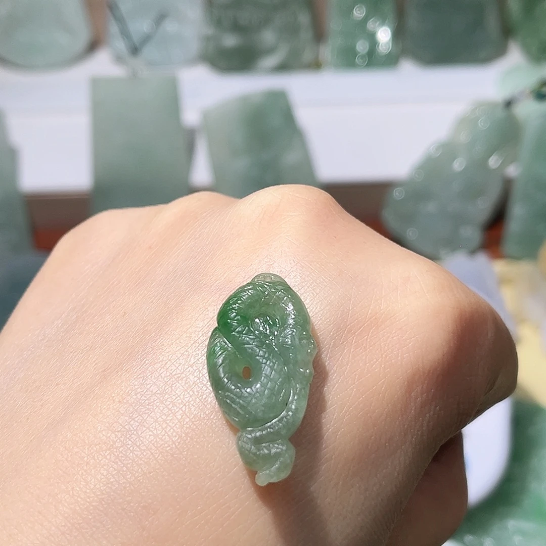 流***叔定制翡翠未镶嵌天然翡翠