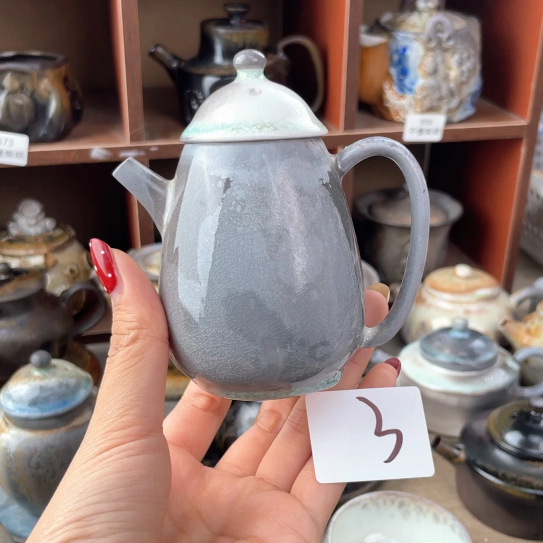 3高白精品壶一起喝茶