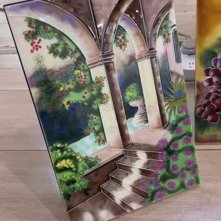 陶瓷制品瓷版画阶梯