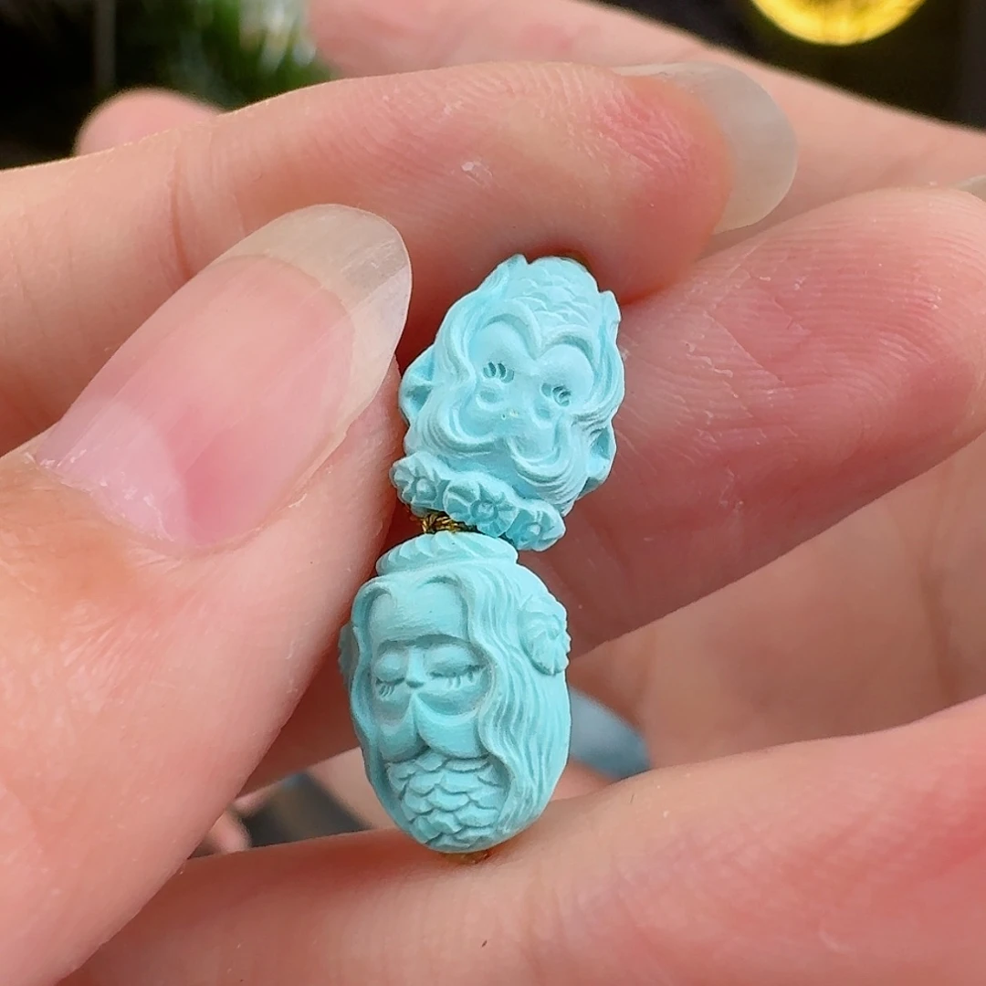 绿松石珠宝奇石未镶嵌