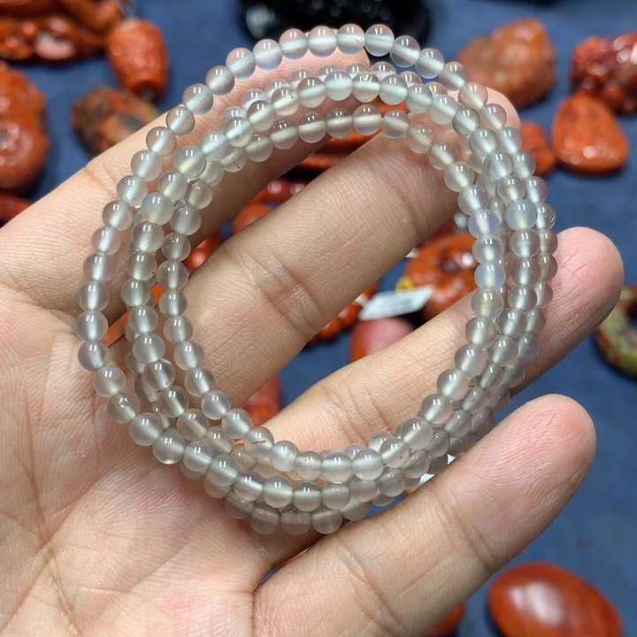 手串未镶嵌南红玛瑙4mm+