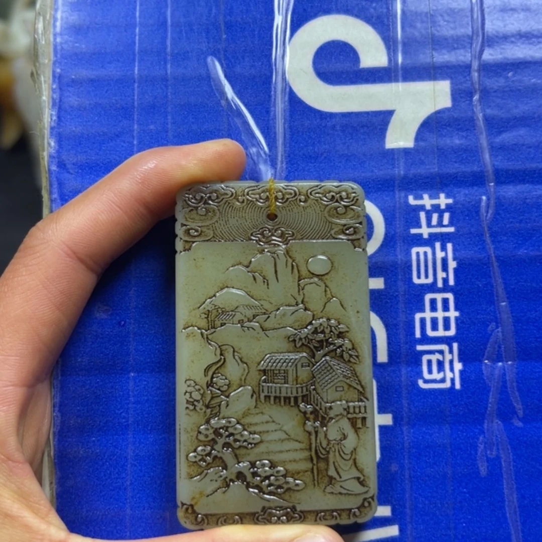 【闪购商品】和田玉挂件未镶嵌军*