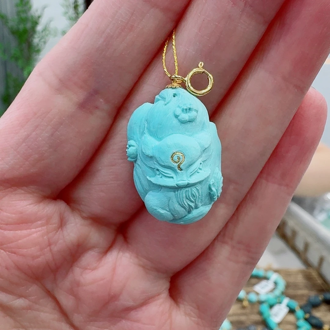 绿松石未镶嵌珠宝奇石