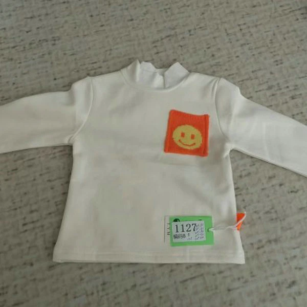 （1127-1128）儿童时尚纯棉一体绒打底衫