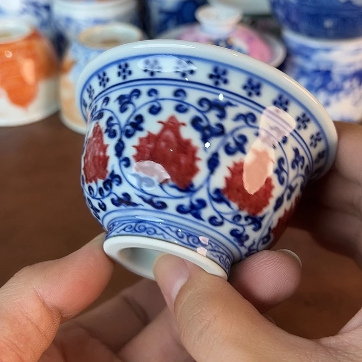 九****瓷片景德镇全手工手绘陶瓷