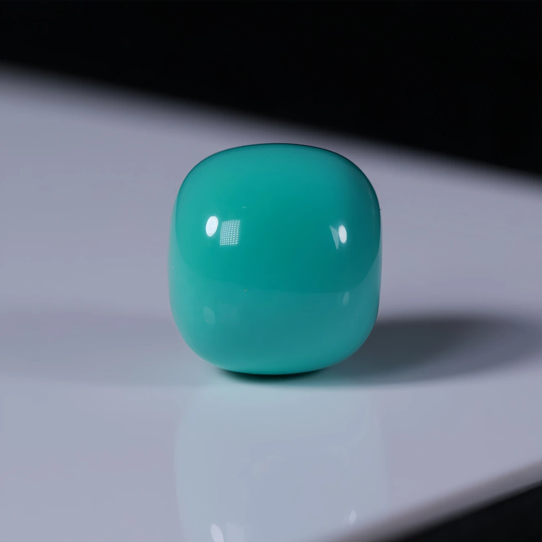 精品瓷高绿色16mm老型单珠桶珠圆珠散珠隔配珠手串项链diy配饰件