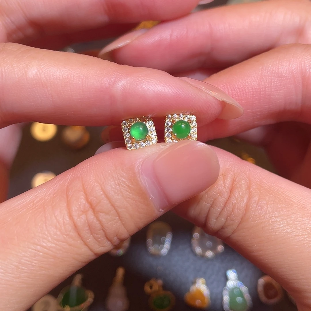 翡翠银S925镶嵌颈饰