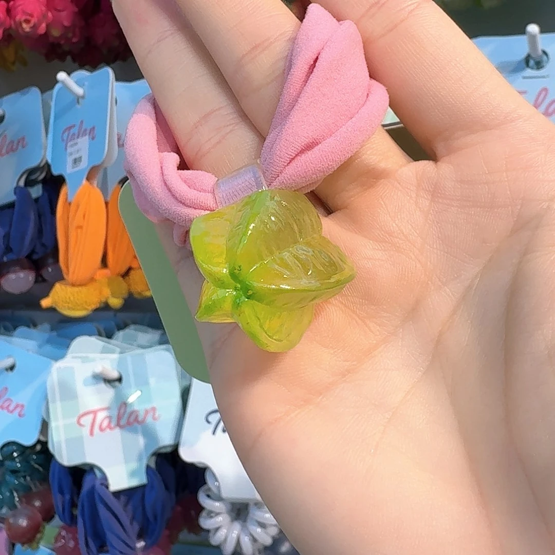 布艺铁合金杨桃面膜圈