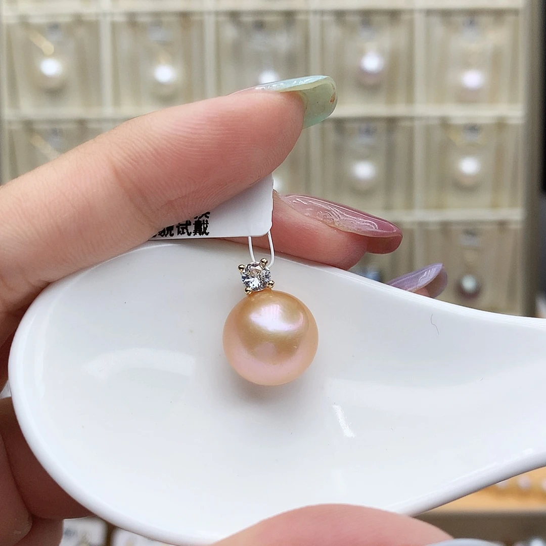 颈饰合金淡水珍珠