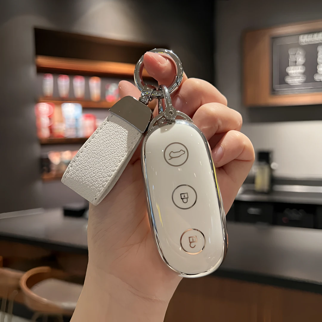 适用于理想L6车钥匙套L7 L8 L9MAX保护壳理想one钥匙包高档扣男女