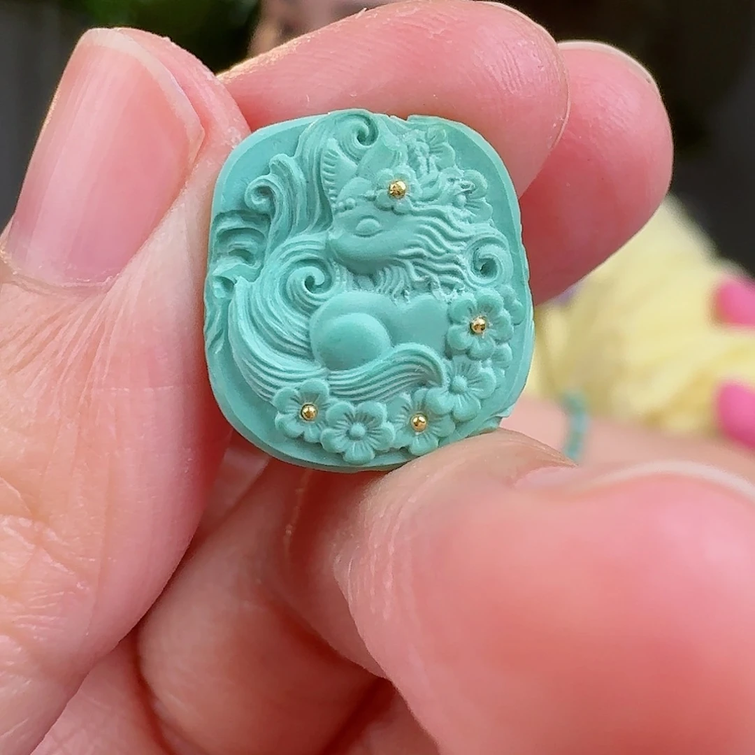 绿松石珠宝奇石未镶嵌