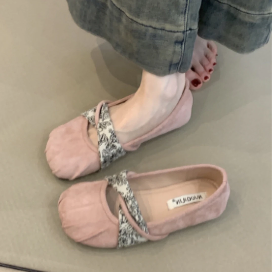 NQL-6788-1温柔仙女芭蕾单鞋2025年新款法式气质百搭软底玛丽珍鞋