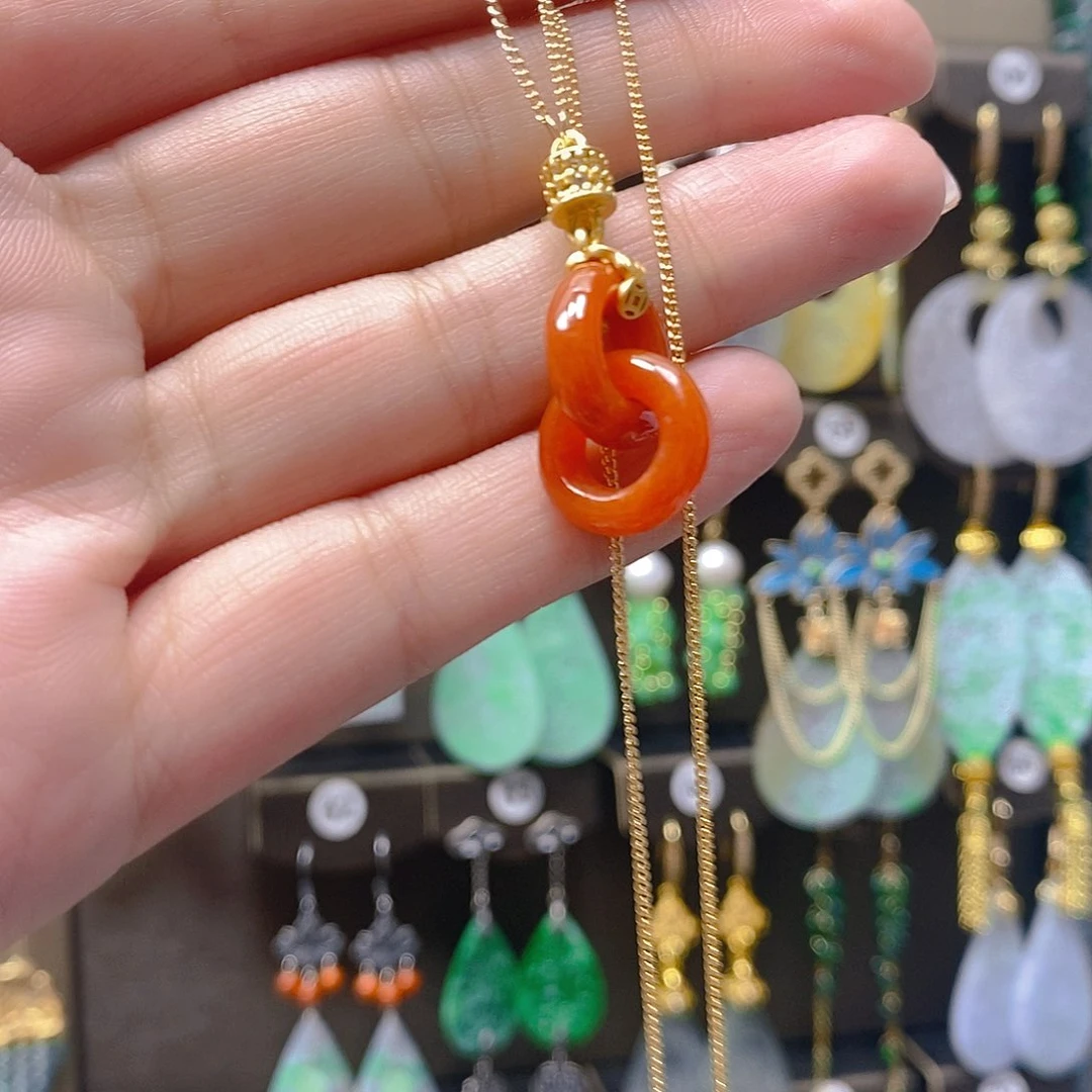 未镶嵌翡翠耳饰翡翠