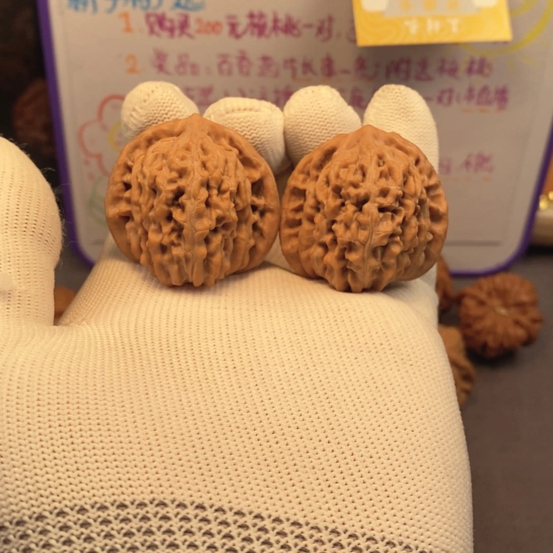 把件文玩核桃全品无修40尺头水儿挂月峰四座楼