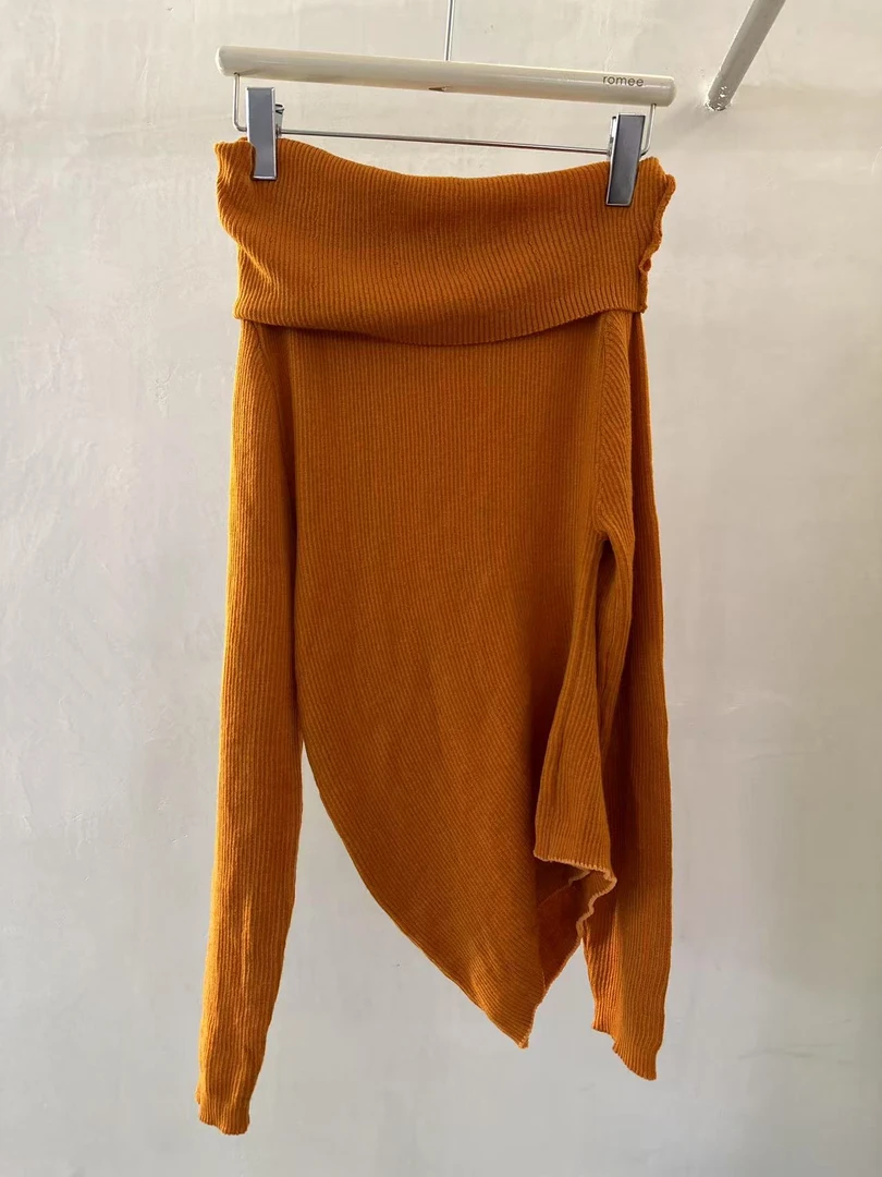 时尚极简风针织衫插肩袖女秋季毛针织衫打底甜美纯色