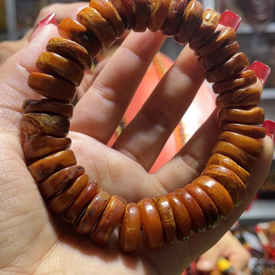 琥珀手链未镶嵌琥珀蜜蜡08
