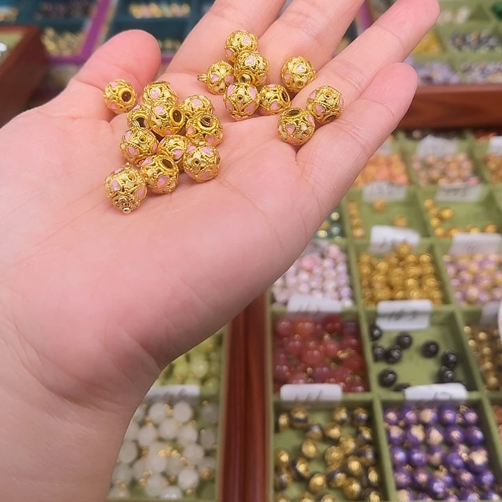 珐琅非遗传承手工旗袍圆珠扣
