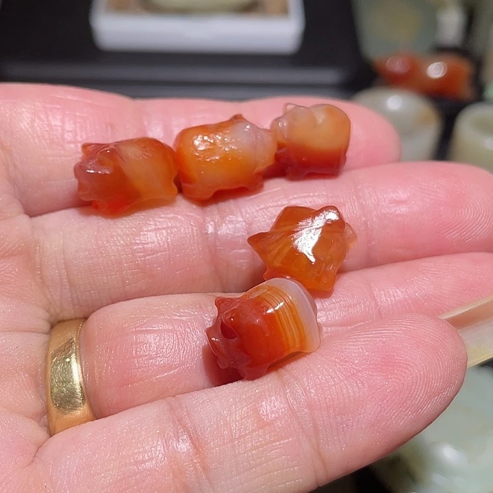 第***丝玛瑙/玉髓合金颈饰