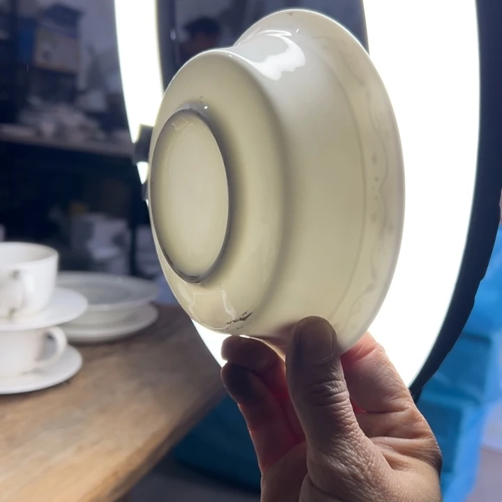 库存尾货浮雕反口碗四个口径14