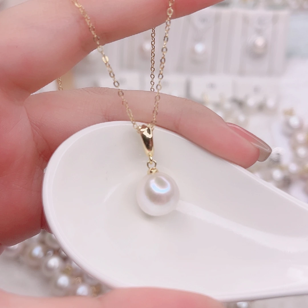 未镶嵌淡水珍珠吊坠(赠链)